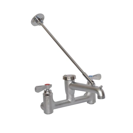 Bk Resources Workforce Series Service Faucet With wall bracket Built-In Vacuum Breaker BKSF-WB3